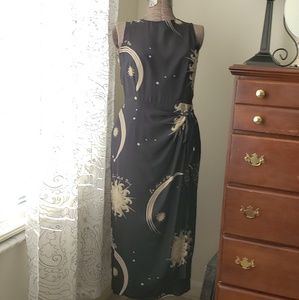 Astrological print size 10 Jones New York dress.